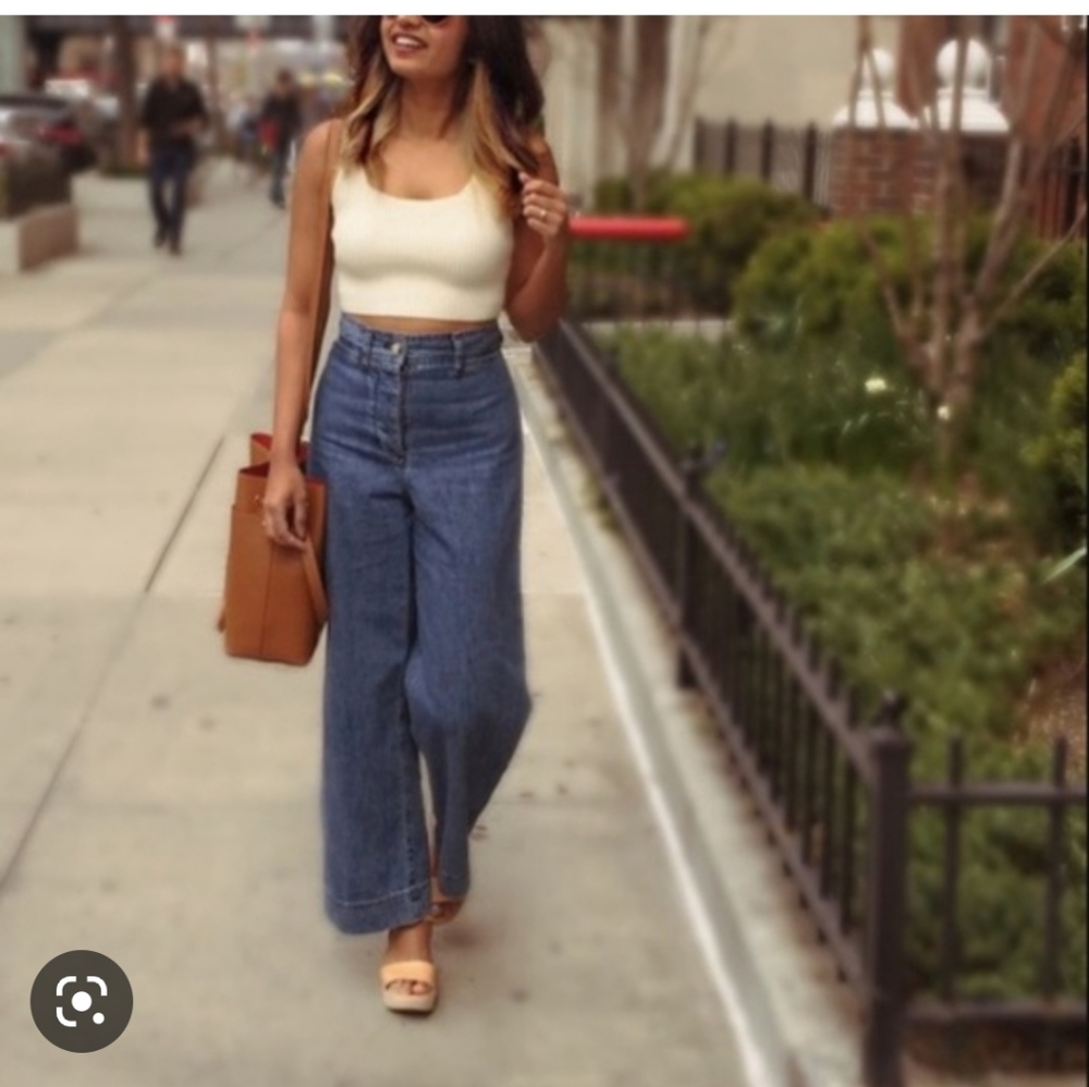 Aritzia Wilfred wide leg jeans